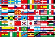 پرچم در مراسم دیپلمات و سیاسی کشورها