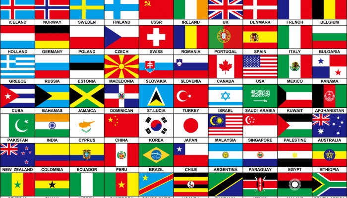 پرچم در مراسم دیپلمات و سیاسی کشورها